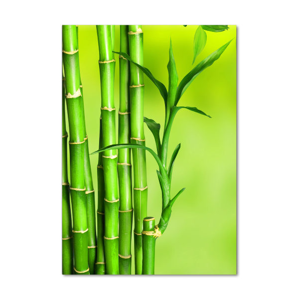 Glass wall art Bamboo