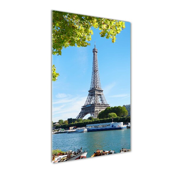 Glass wall art Eiffel Paris tower