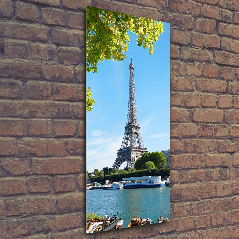 Glass wall art Eiffel Paris tower