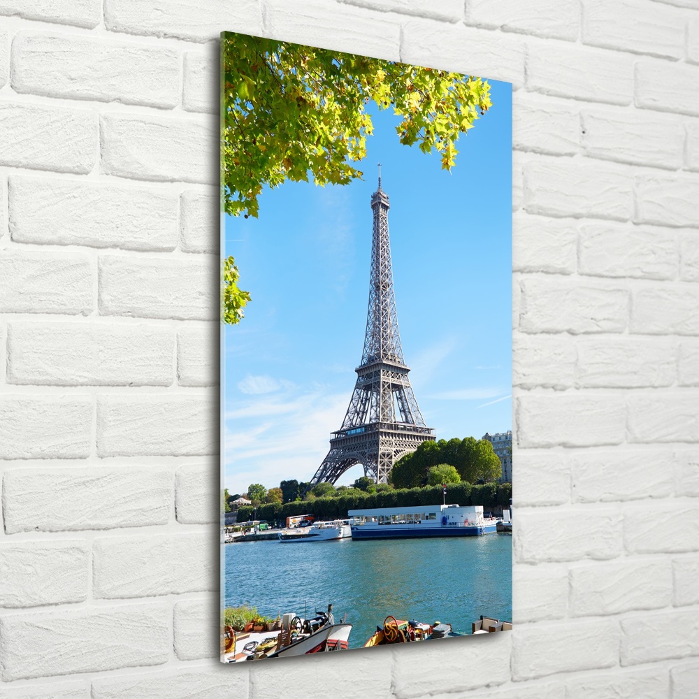 Glass wall art Eiffel Paris tower