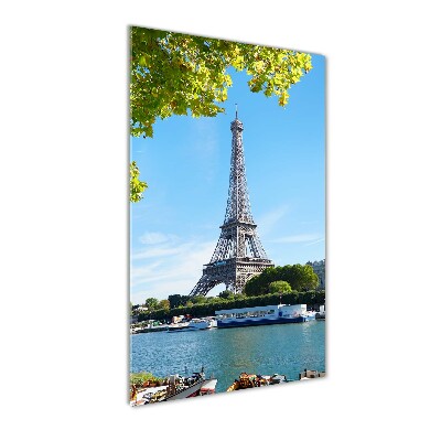 Glass wall art Eiffel Paris tower