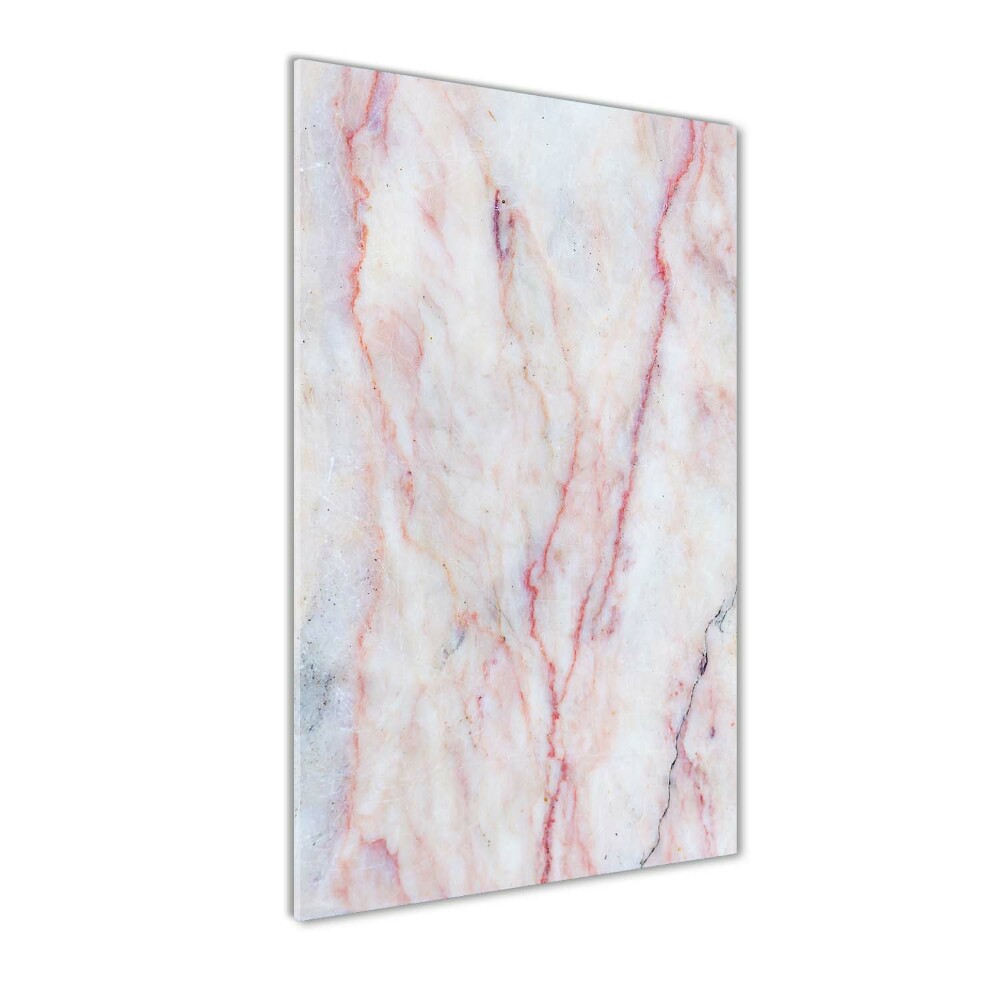 Photo printed on glass Marble background