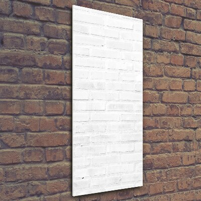 Print on a a glass Brick wall