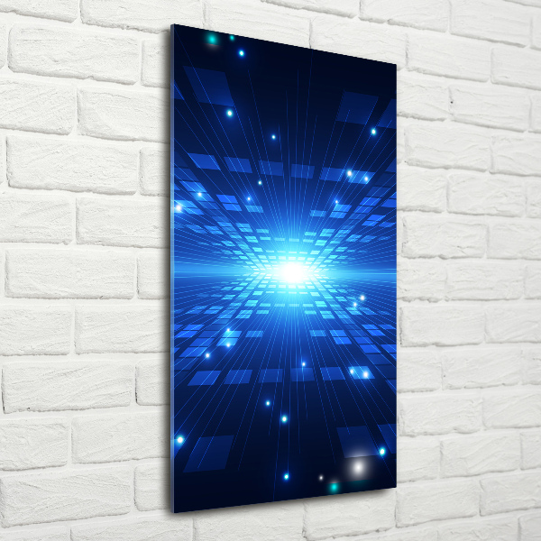 Glass art picture Three -dimensional background