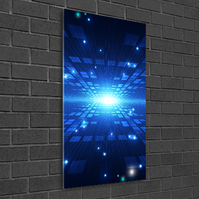 Glass art picture Three -dimensional background