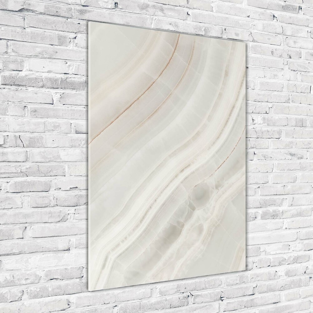 Photo printed on glass Marble background