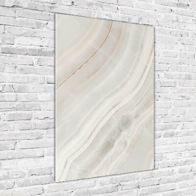 Photo printed on glass Marble background