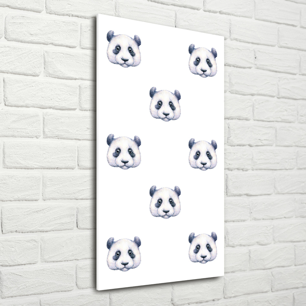 Wall art on glass Pandy