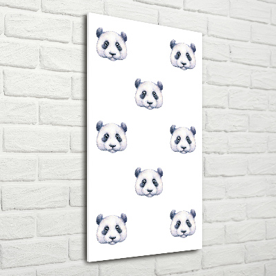 Wall art on glass Pandy