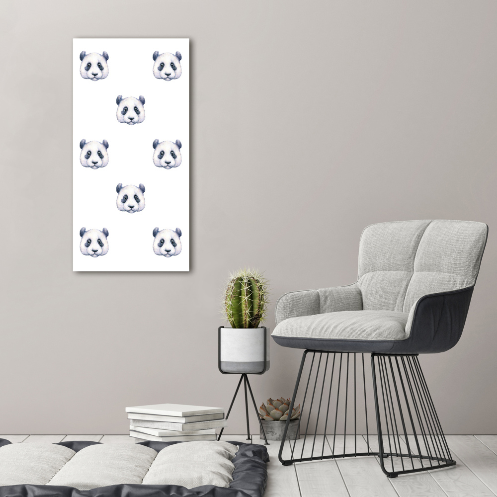 Wall art on glass Pandy