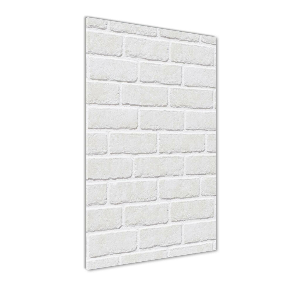 Glass wall art Brick wall