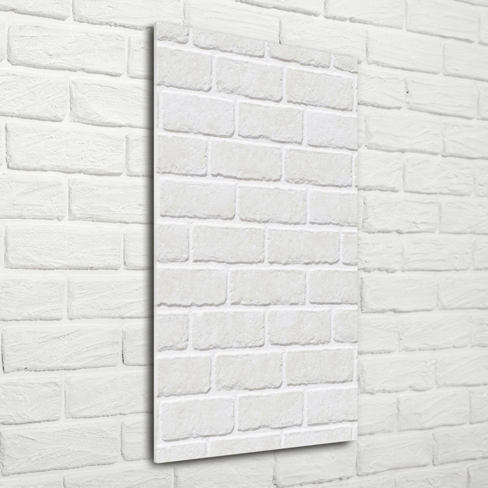 Glass wall art Brick wall