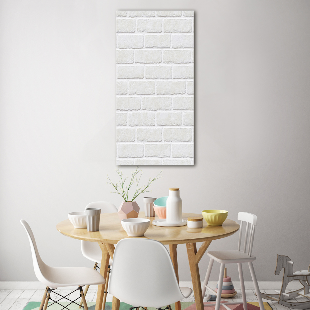 Glass wall art Brick wall