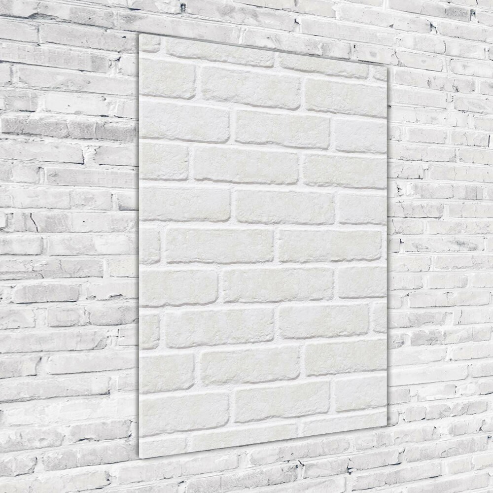 Glass wall art Brick wall