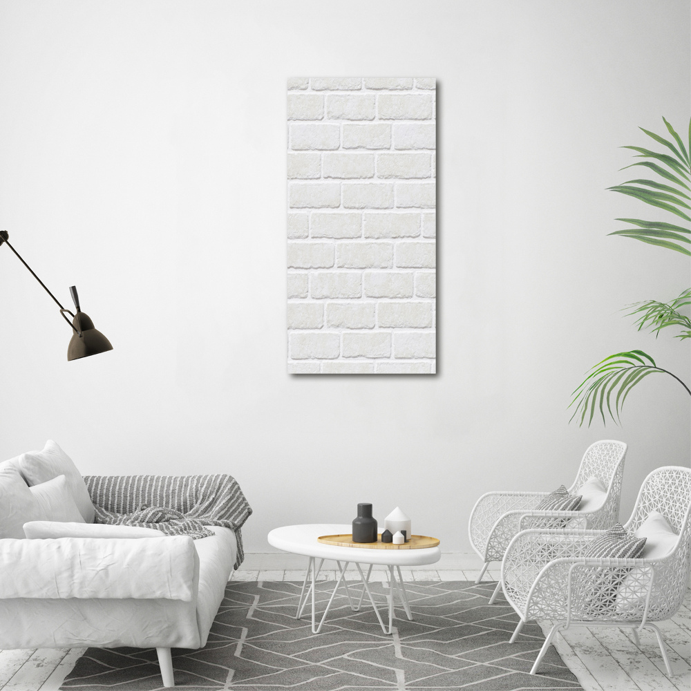 Glass wall art Brick wall