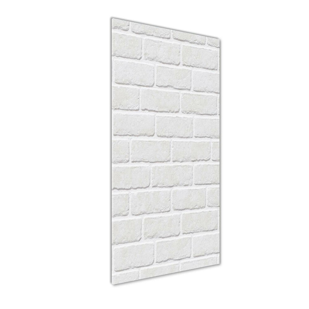 Glass wall art Brick wall