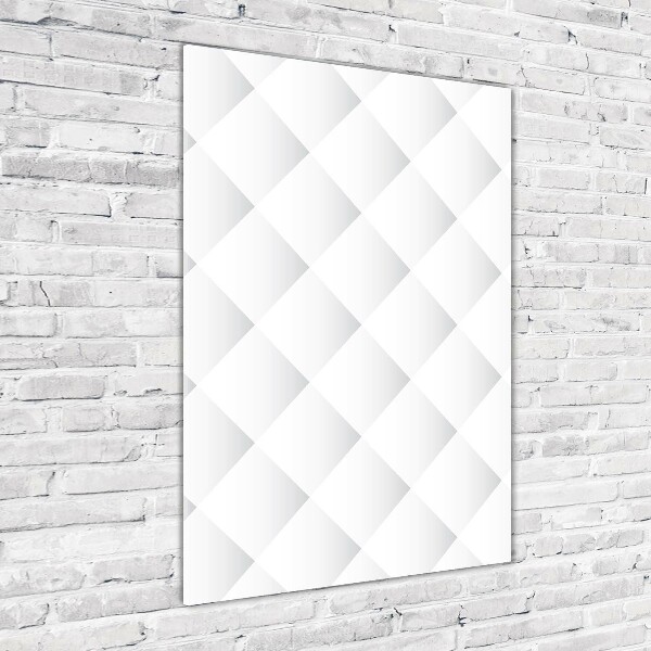 Glass wall art Square background