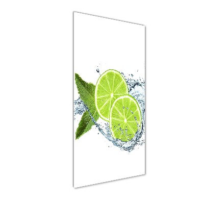 Print on a a glass Lime