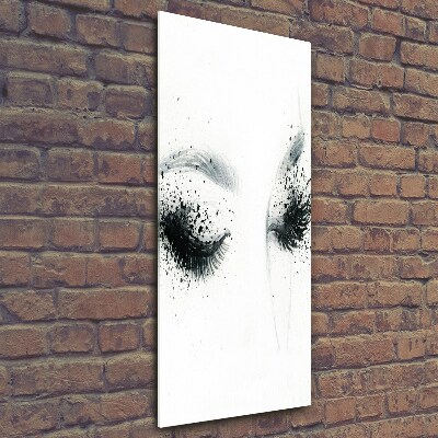 Wall art on glass Makeup