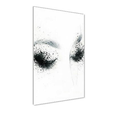 Wall art on glass Makeup