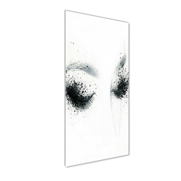 Wall art on glass Makeup