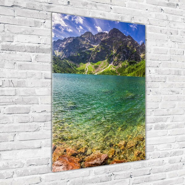 Photo printed on glass Morskie Oko Tatry