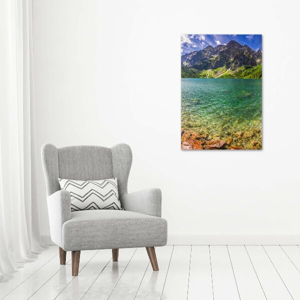 Photo printed on glass Morskie Oko Tatry