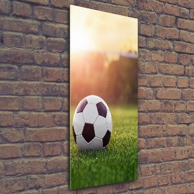 Print on a a glass Football