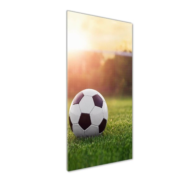 Print on a a glass Football