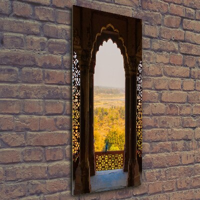 Print on a a glass Fort AGRA India