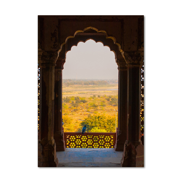 Print on a a glass Fort AGRA India