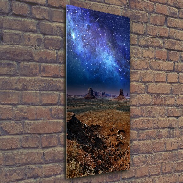 Photo printed on glass Starry sky