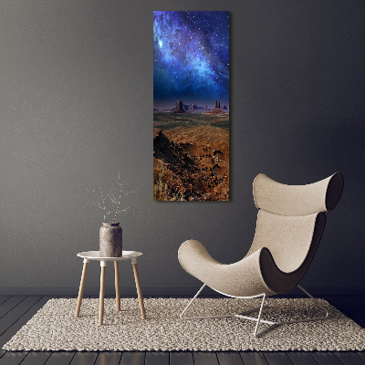 Photo printed on glass Starry sky