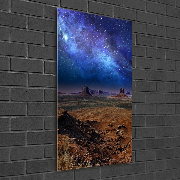 Photo printed on glass Starry sky