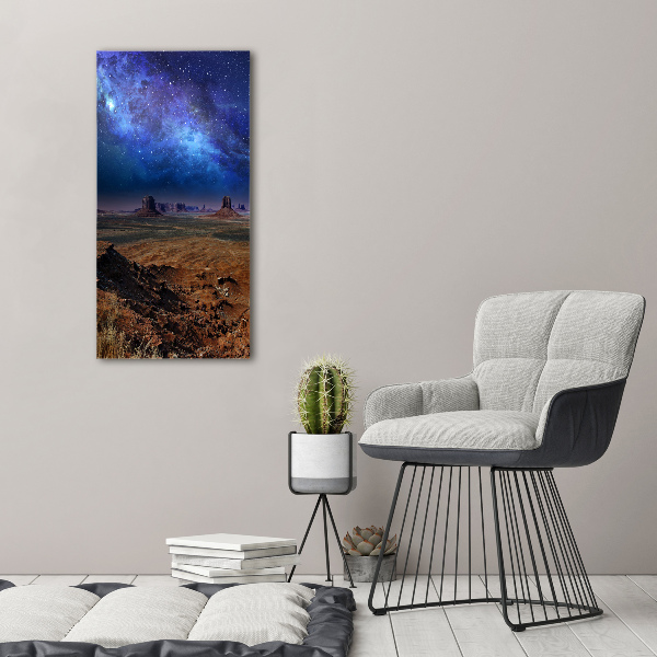 Photo printed on glass Starry sky