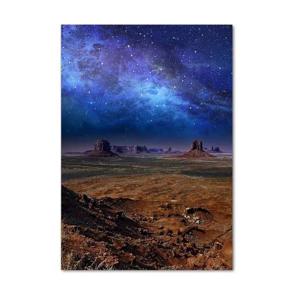 Photo printed on glass Starry sky