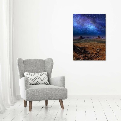 Photo printed on glass Starry sky