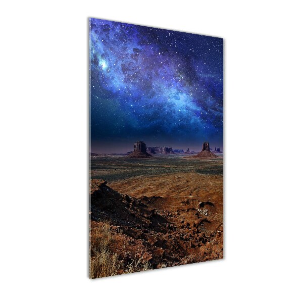 Photo printed on glass Starry sky