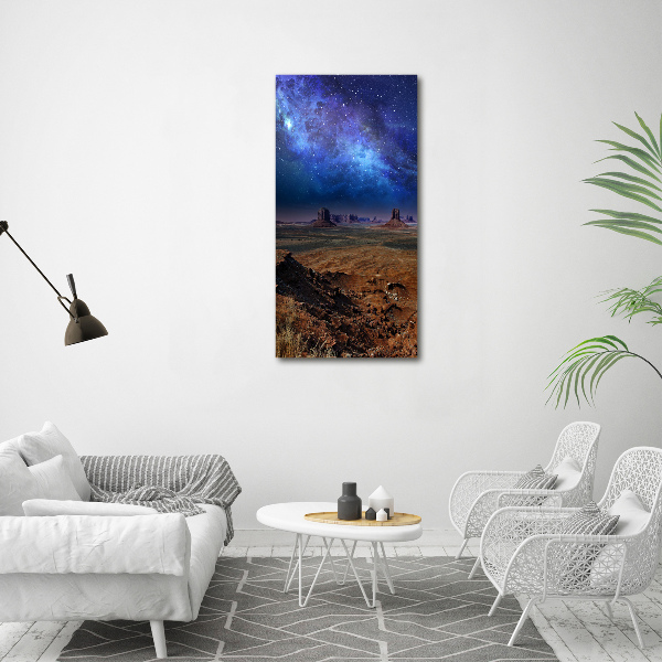 Photo printed on glass Starry sky