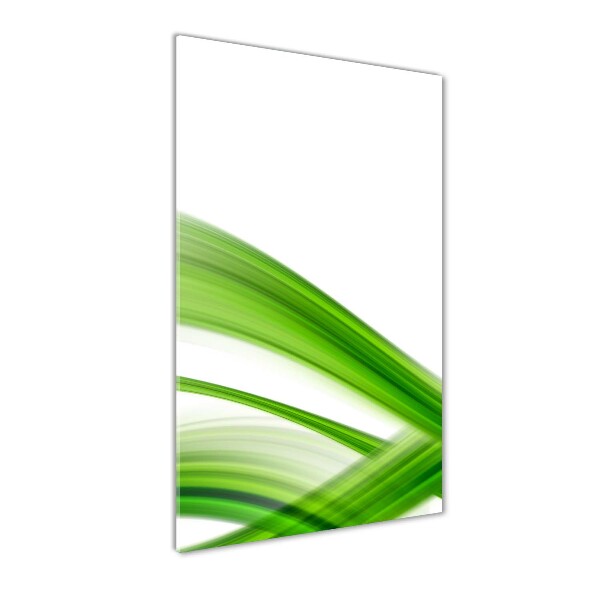 Wall art on glass Wave abstraction