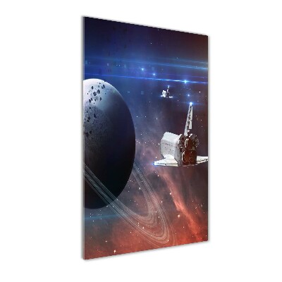 Photo printed on glass Spacecraft