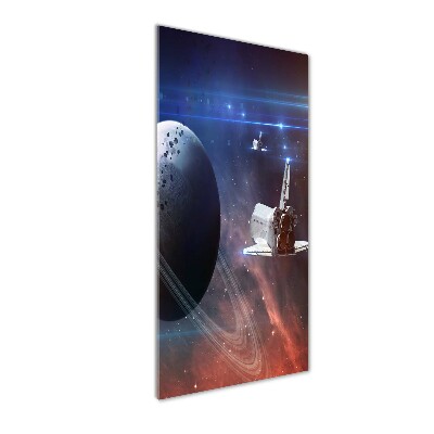 Photo printed on glass Spacecraft