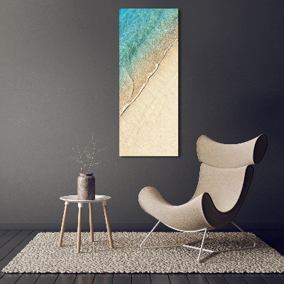 Wall art on glass Sea wave