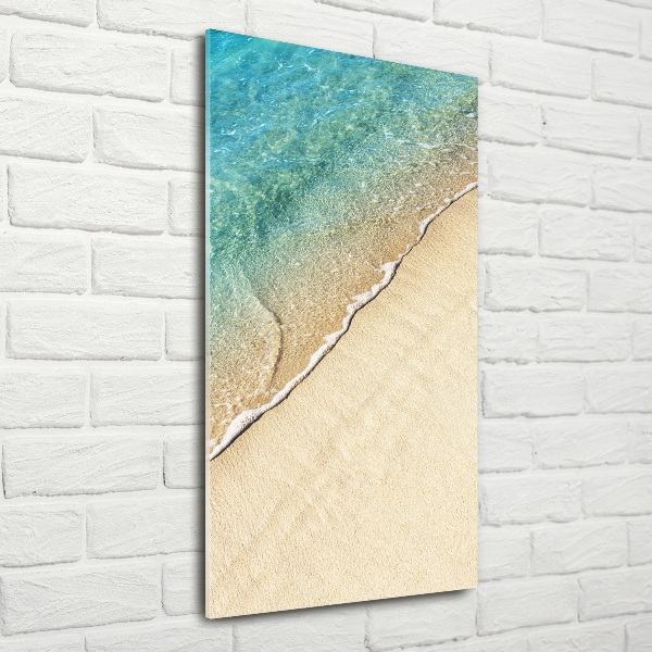 Wall art on glass Sea wave