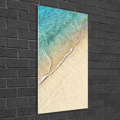 Wall art on glass Sea wave