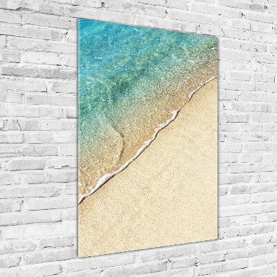 Wall art on glass Sea wave