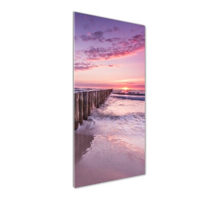 Glass wall art Breakwater