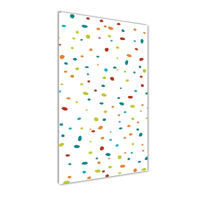 Print on a a glass Colorful dots