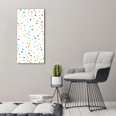 Print on a a glass Colorful dots