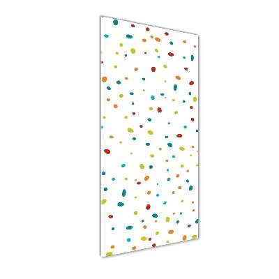 Print on a a glass Colorful dots